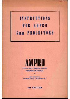 Ampro Corporation A 8 manual. Camera Instructions.